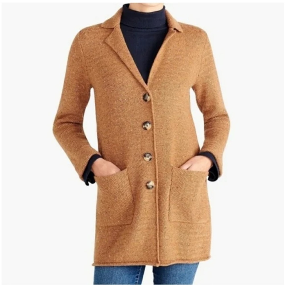 J.Crew Mercantile Donegal Coatagan lambswool blend sweater size S. EUC